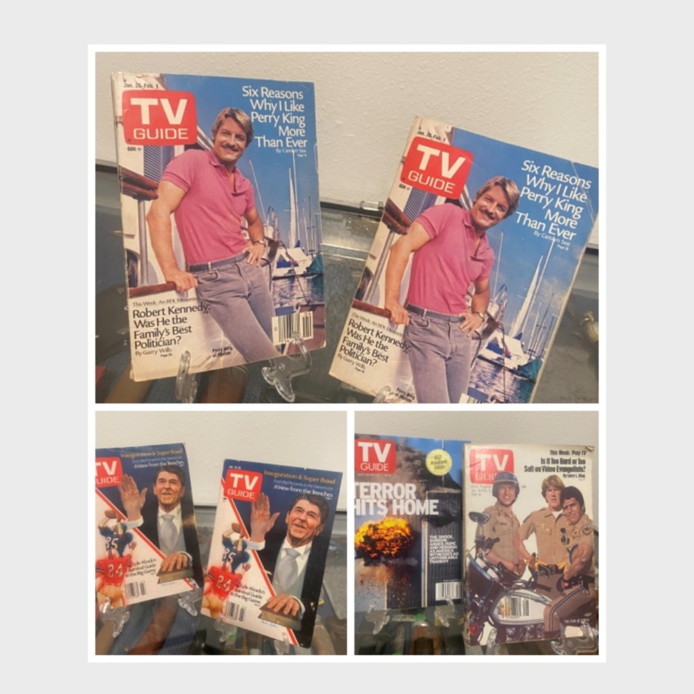 Ephemeral, vintage TV, guide bundle